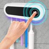 Smart toothbrush holder