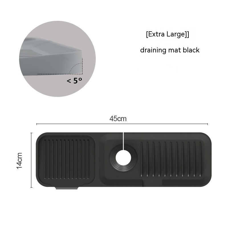 Tapis de salle de bain anti-éclaboussures