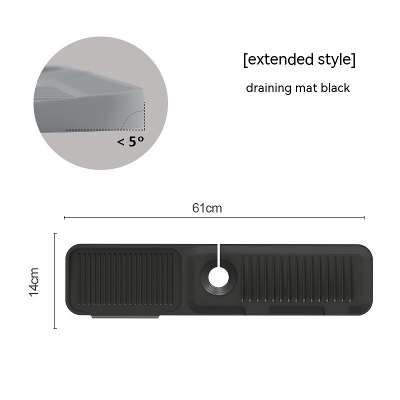 Tapis de salle de bain anti-éclaboussures