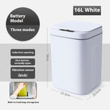 Smart induction trash can