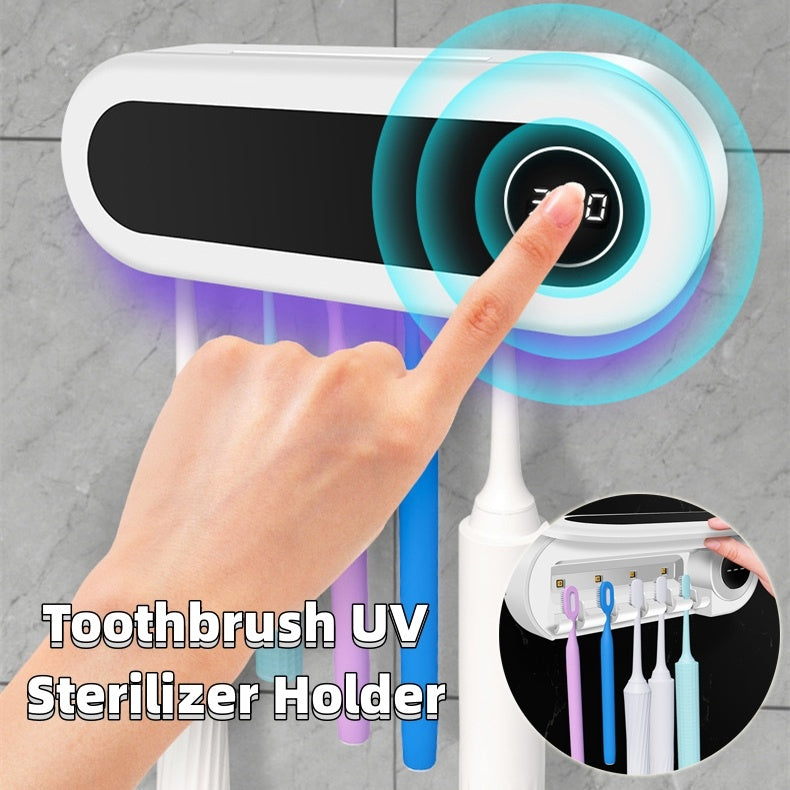 Smart toothbrush holder