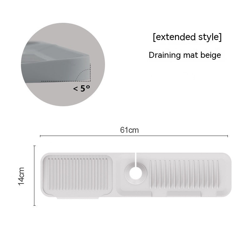 Tapis de salle de bain anti-éclaboussures