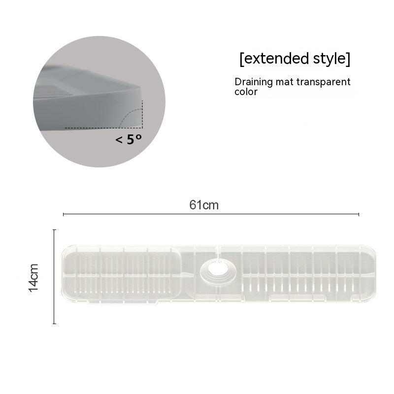 Tapis de salle de bain anti-éclaboussures