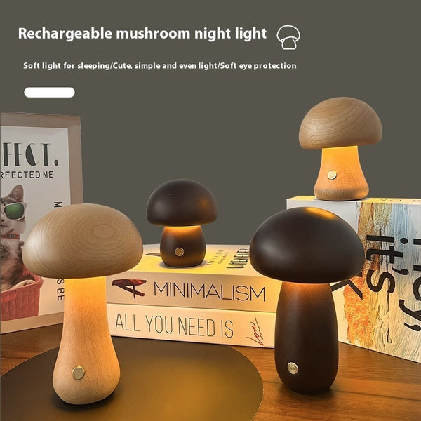 Mushroom bedside lamp