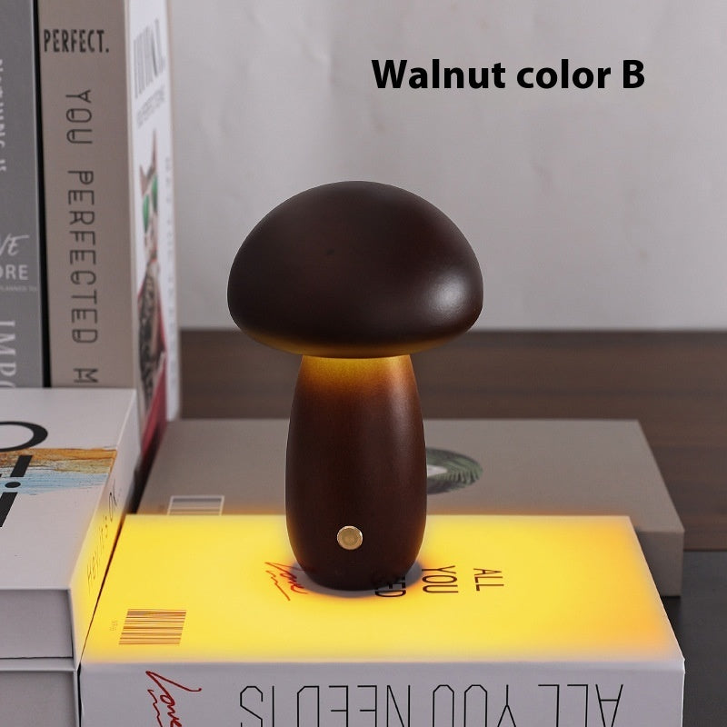 Mushroom bedside lamp