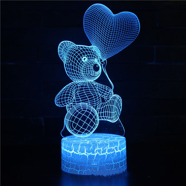 Lampe 3D acrylique USB