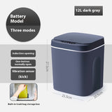 Smart induction trash can