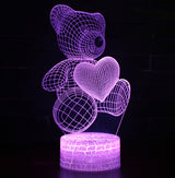 3D Acrylic USB Lamp