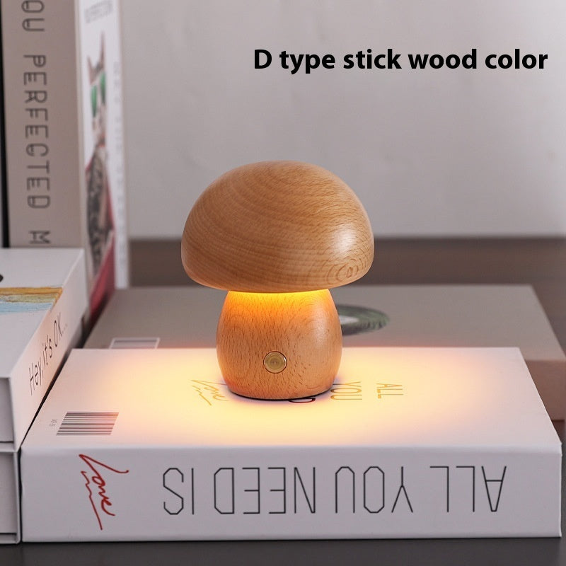 Mushroom bedside lamp