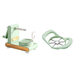 Multifunctional hand crank peeler