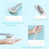 Multifunctional shower brush