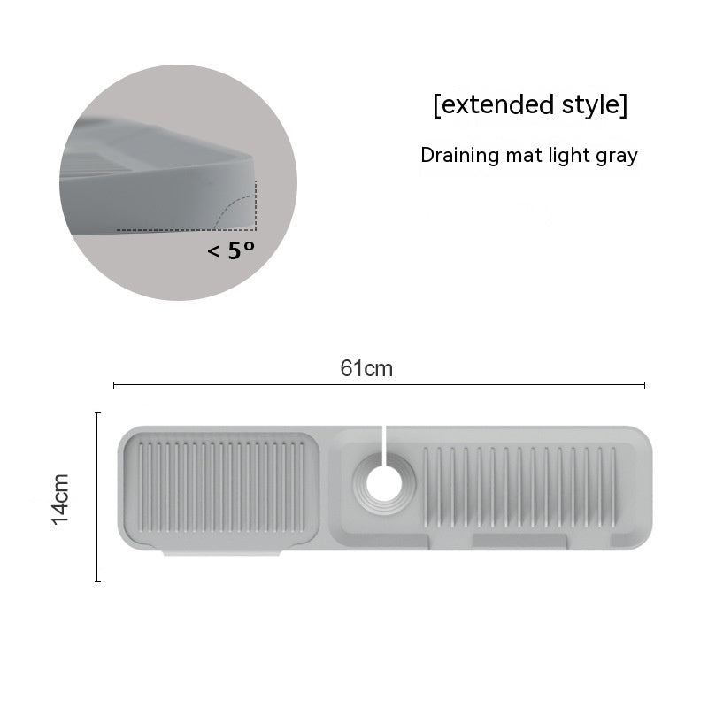 Tapis de salle de bain anti-éclaboussures