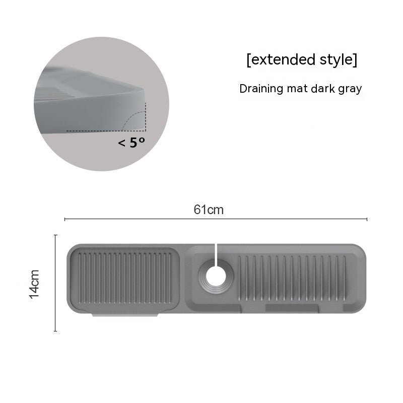 Tapis de salle de bain anti-éclaboussures