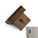 Security door hinge lock