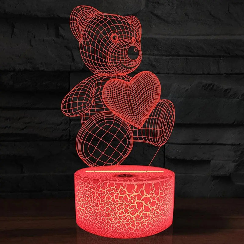 Lampe 3D acrylique USB