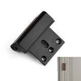 Security door hinge lock