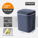 Smart induction trash can